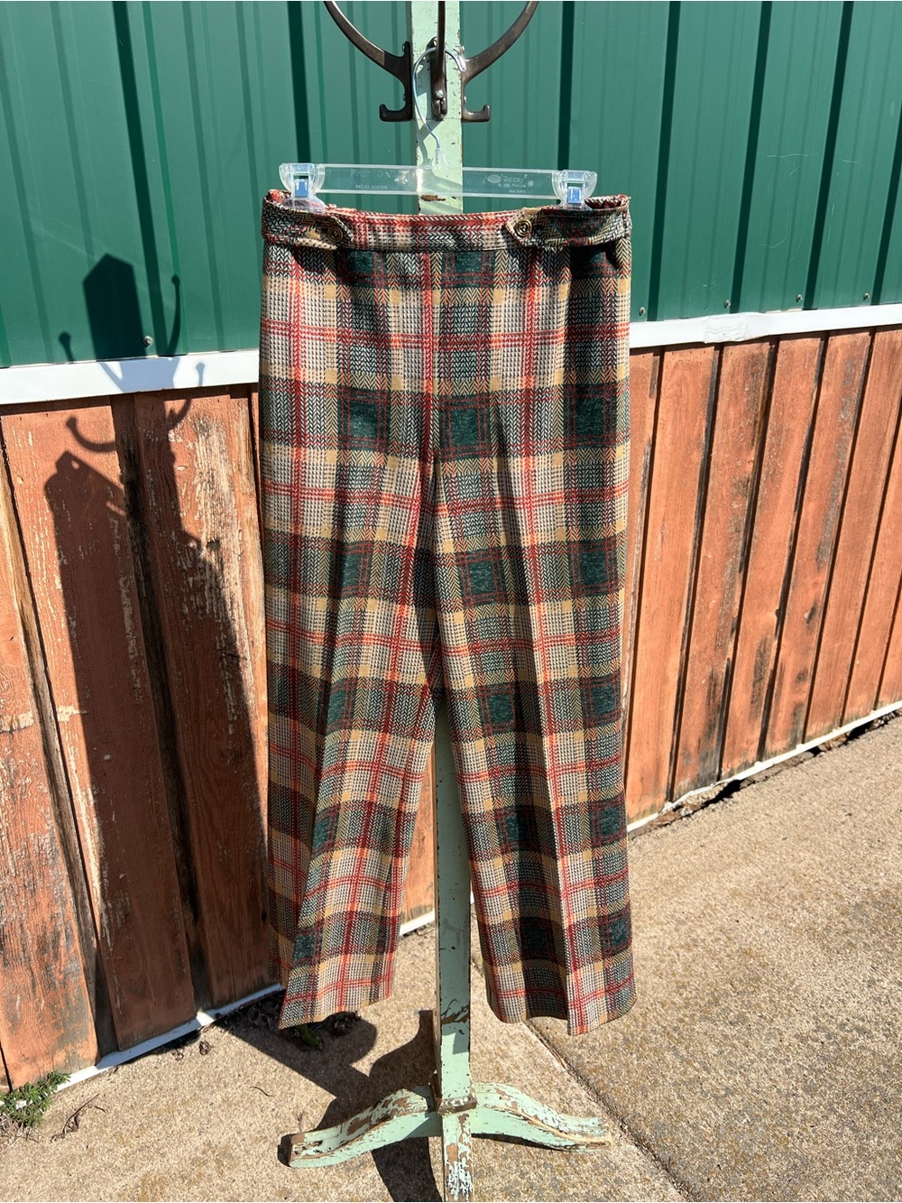 Vintage Joyce Plaid Pants